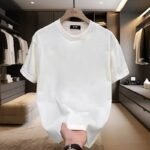 2024 Summer New Casual Short Sleeve Teen Fashion Round Neck All-match Half Sleeve T-shirt